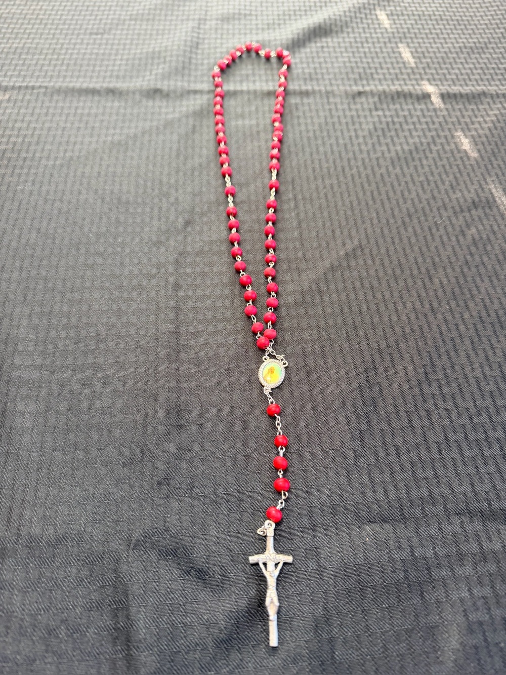 Red Rosary with Pope Francis